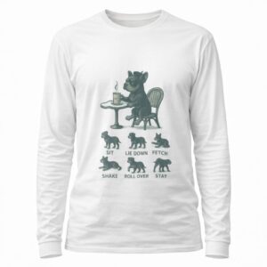 puppyschool Rottie Puppy Funny Training Class Long Sleeve T-Shirt