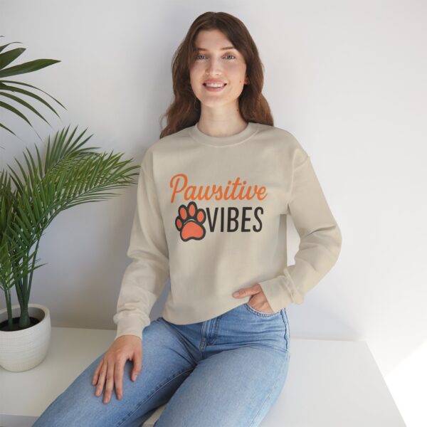 Pawsitive Vibes Heavy Blend™ Crewneck Sweatshirt