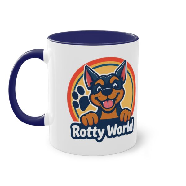Rotty World™ Two-Tone Coffee Mug, 11oz