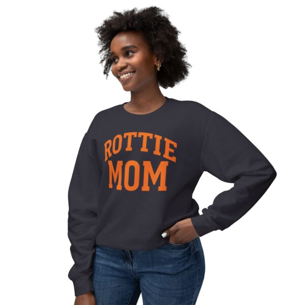 Rottie Mom Crewneck Sweatshirt — Cozy Dog Mom Pullover