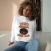 Zero Personal Space Club Graphic Cropped Hoodie