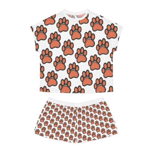 Fun Strong Paws™ Women's Short Pajama Set — Cozy Printed Sleepwear