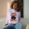 Zero Personal Space Club Graphic Cropped Hoodie