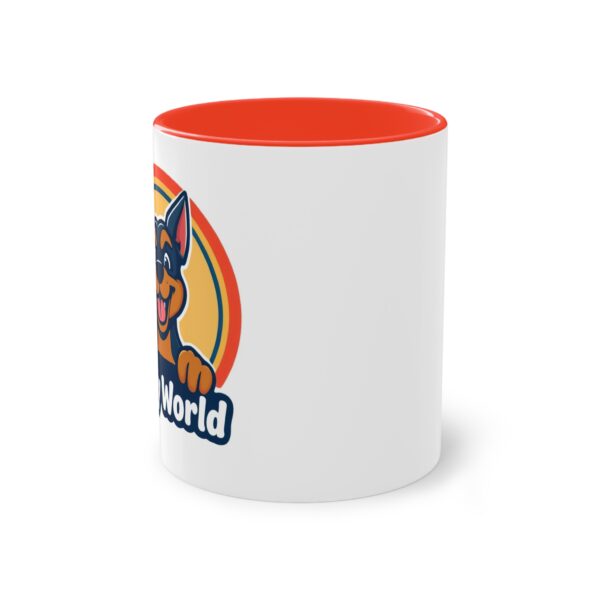 Rotty World™ Two-Tone Coffee Mug, 11oz