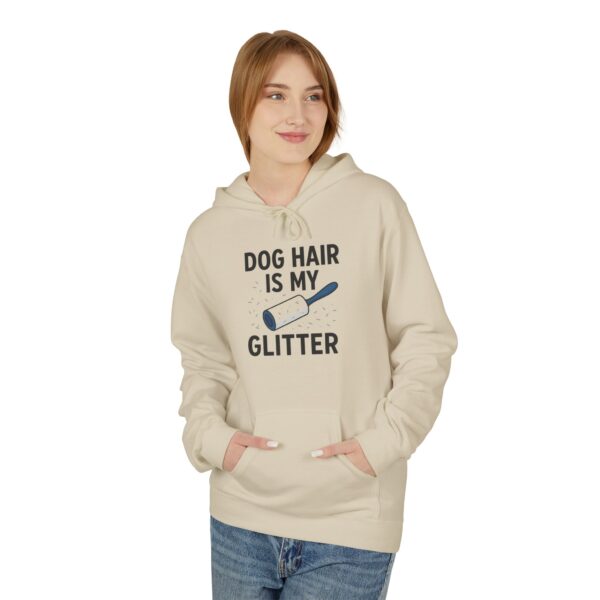 Dog Hair Is My Glitter Hoodie — Funny Pet Lover Pullover