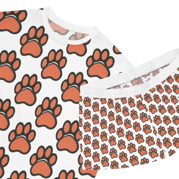 Fun Strong Paws™ Women's Short Pajama Set — Cozy Printed Sleepwear
