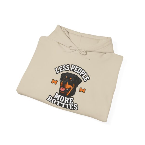 Less People More Rotties Funny Hoodies Unisex Heavy Blend™ Hooded Sweatshirt