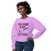 dog-hair-is-my-glitter-sweatshirt-funny-pet-lover-crewneck