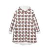 Cute Strong Pawz Hooded Blanket — Paw Print Cozy Throw for Pet Lovers
