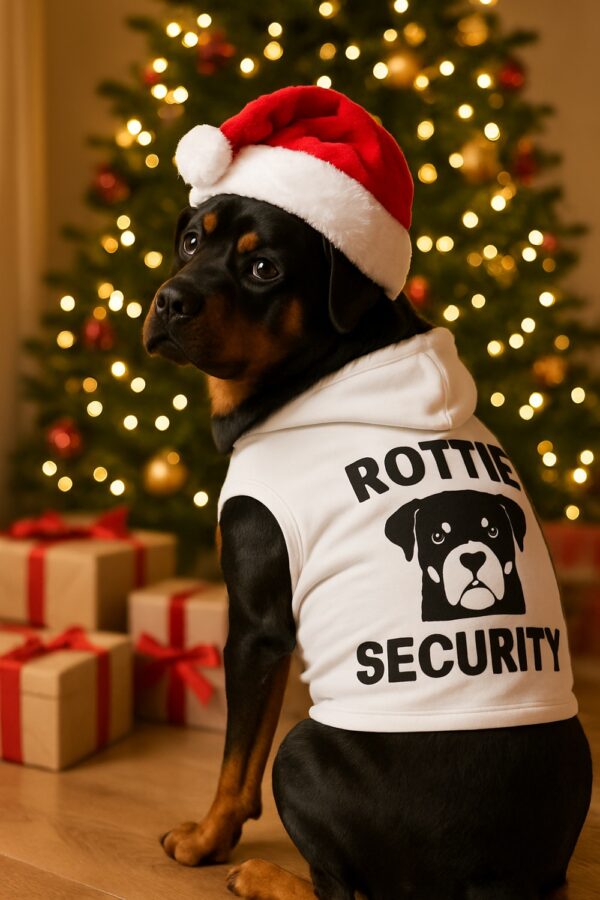 Rottie Security Pet Hoodie - Rottweiler Lover Tee for Dog Mom and Dad