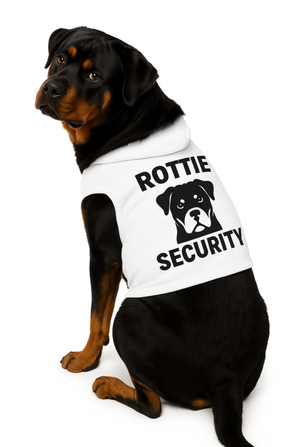 Rottie Security Pet Hoodie - Rottweiler Lover Tee for Dog Mom and Dad