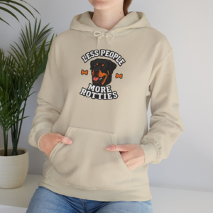 Less People More Rotties Funny Hoodies Unisex Heavy Blend™ Hooded Sweatshirt