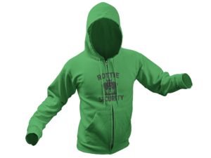 Rottie Security Zip Hoodie LTC – Rottweiler Dog Guard Full-Zip Sweatshirt