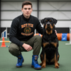 Rottie University™ Cozy Lace-Up Boots – For Men