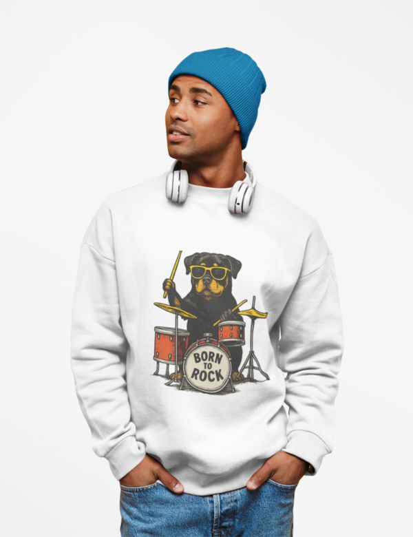 Rottie Born to Rock Sweatshirt