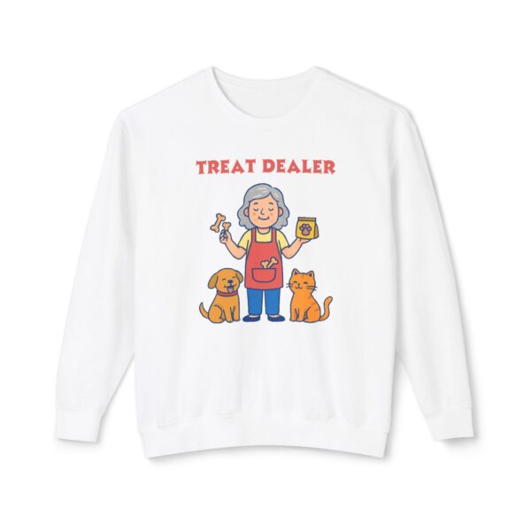 Treat Dealer Sweatshirt — Cute Pet Crewneck for Dog & Cat Lovers