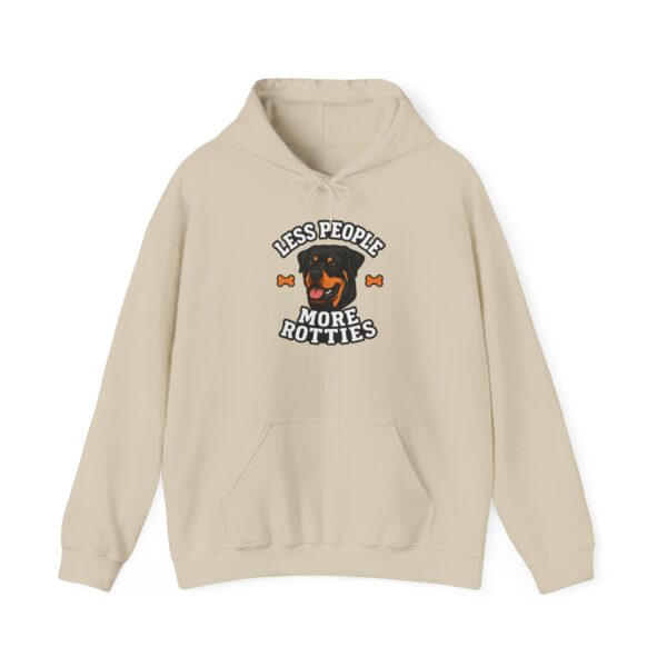 Less People More Rotties Funny Hoodies Unisex Heavy Blend™ Hooded Sweatshirt