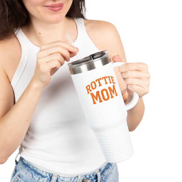 Rottie Mom Insulated Travel Mug, 40oz
