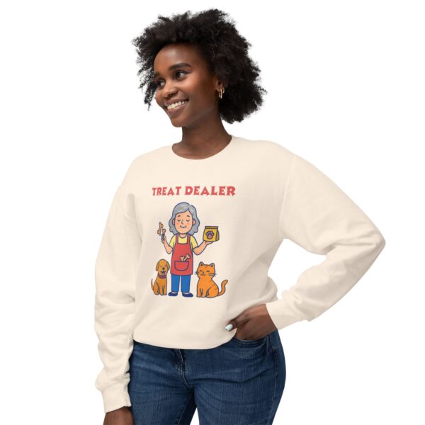 Treat Dealer Sweatshirt — Cute Pet Crewneck for Dog & Cat Lovers