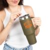 Rottie Mom Insulated Travel Mug, 40oz