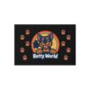 Rotty World Doormat - Outdoor Rug with Happy Rottweiler & Paw Prints