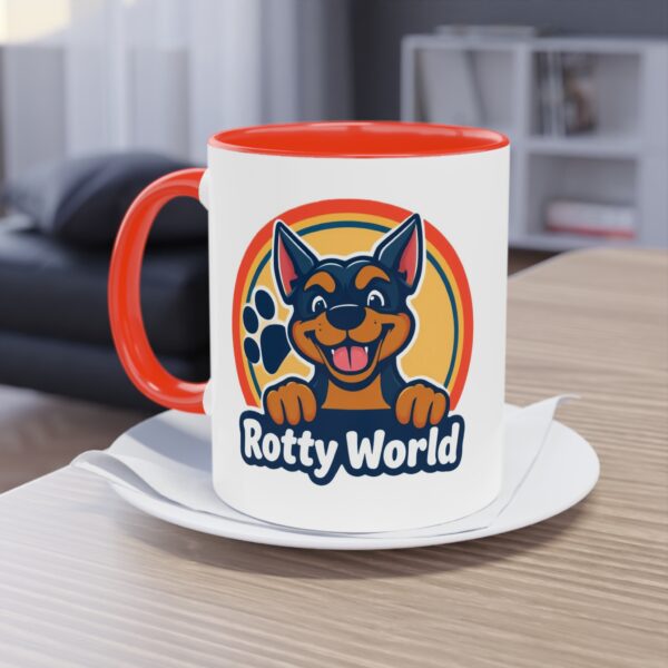 Rotty World™ Two-Tone Coffee Mug, 11oz