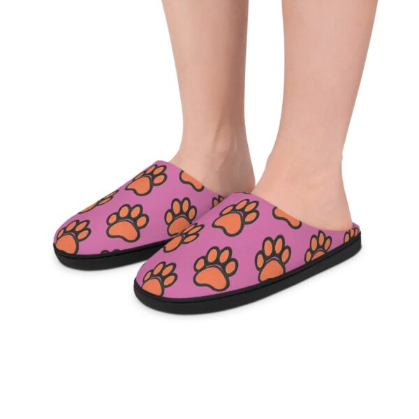 Cozy Paw Print Slippers