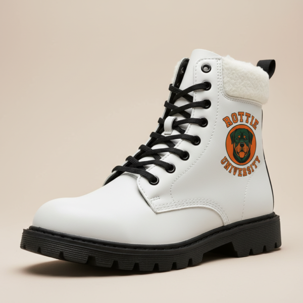 Rottie University™ Women's Fur & Leather Boots