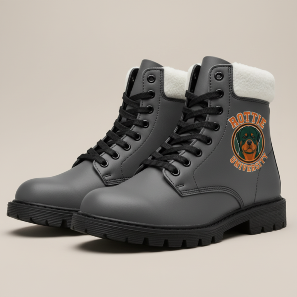 Rottie University Leather Boots