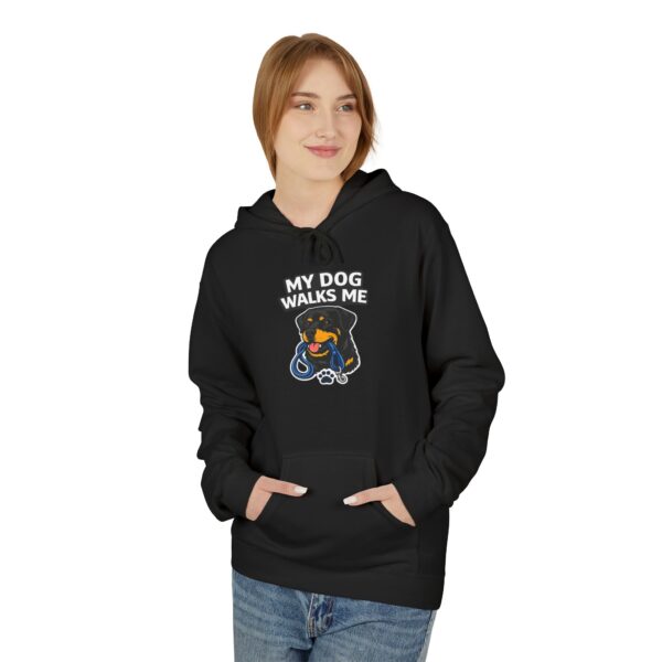 My Dog Walks Me Hoodie — Funny Dog Lover Pullover
