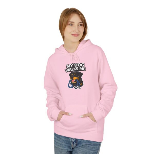 My Dog Walks Me Hoodie — Funny Dog Lover Pullover