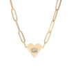 rottie-mom-engraved-paperclip-heart-necklace