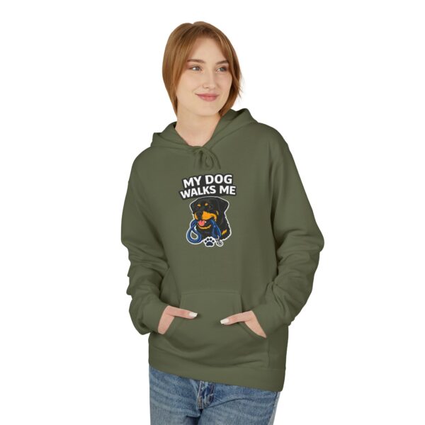 My Dog Walks Me Hoodie — Funny Dog Lover Pullover
