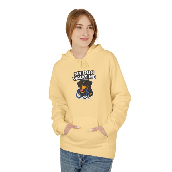 My Dog Walks Me Hoodie — Funny Dog Lover Pullover