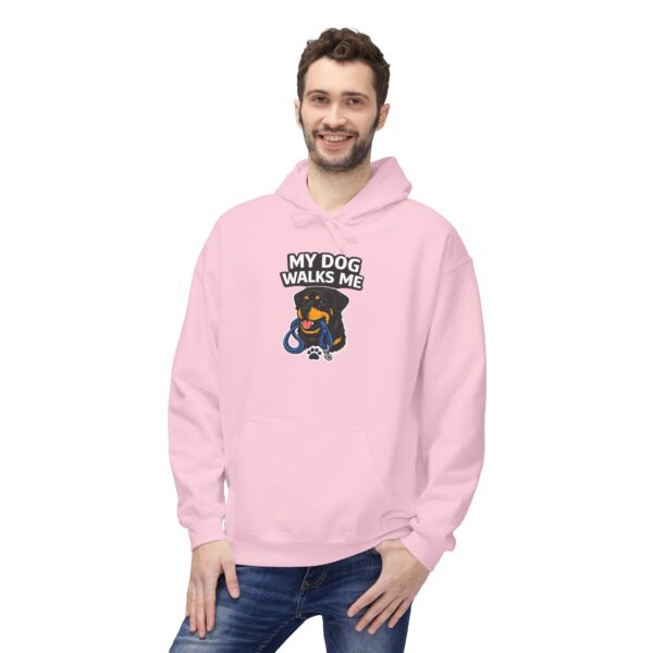 My Dog Walks Me Hoodie — Funny Dog Lover Pullover