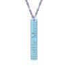 Rottie Mom Vertical Bar Necklace