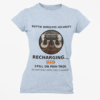 20260305045208-1f1184f1-0528-69b4-9c98-1e62f732020c.png Rottie Wireless Security Tee — “Recharging... Still on Paw-trol” Rottweiler Dog Shirt