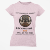 20260305045220-1f1184f1-7caf-615e-96f4-4edfe572760a.png Rottie Wireless Security Tee — “Recharging... Still on Paw-trol” Rottweiler Dog Shirt
