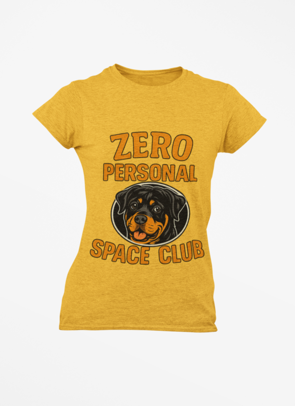 Zero Personal Space Club T-Shirt — Funny Rottweiler Dog Tee