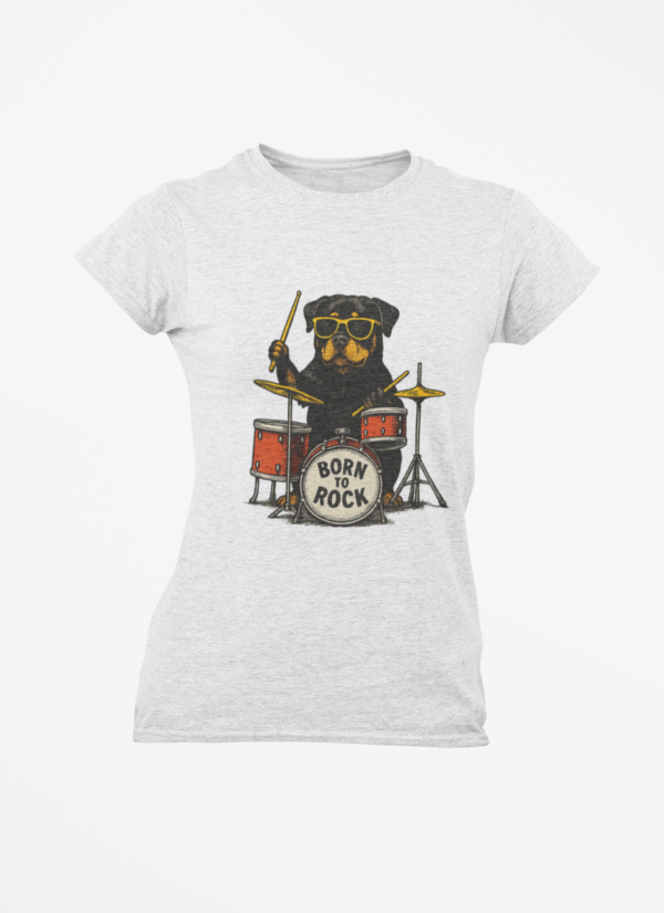 Rottie Born to Rock Unisex Classic Tee