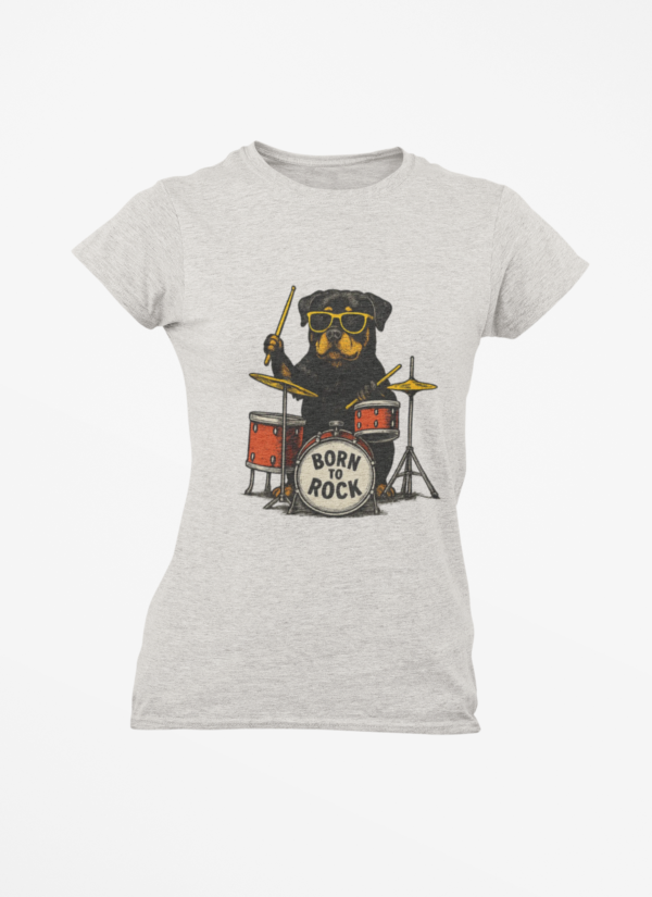 Rottie Born to Rock Unisex Classic Tee