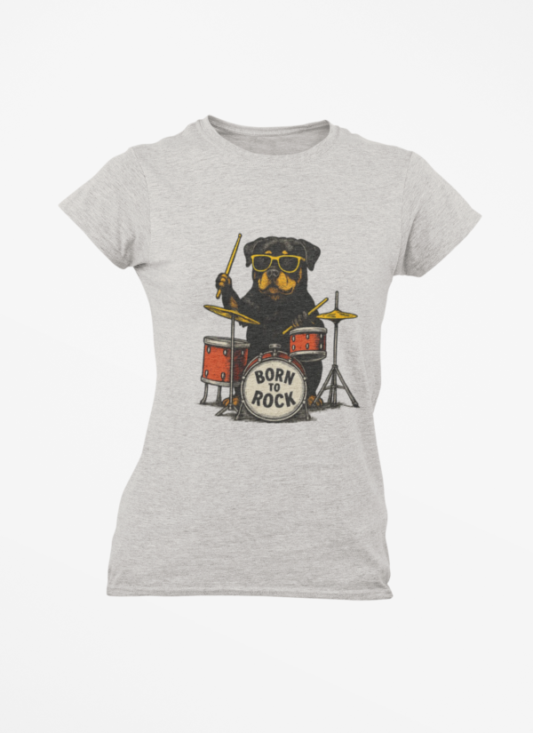 Rottie Born to Rock Unisex Classic Tee