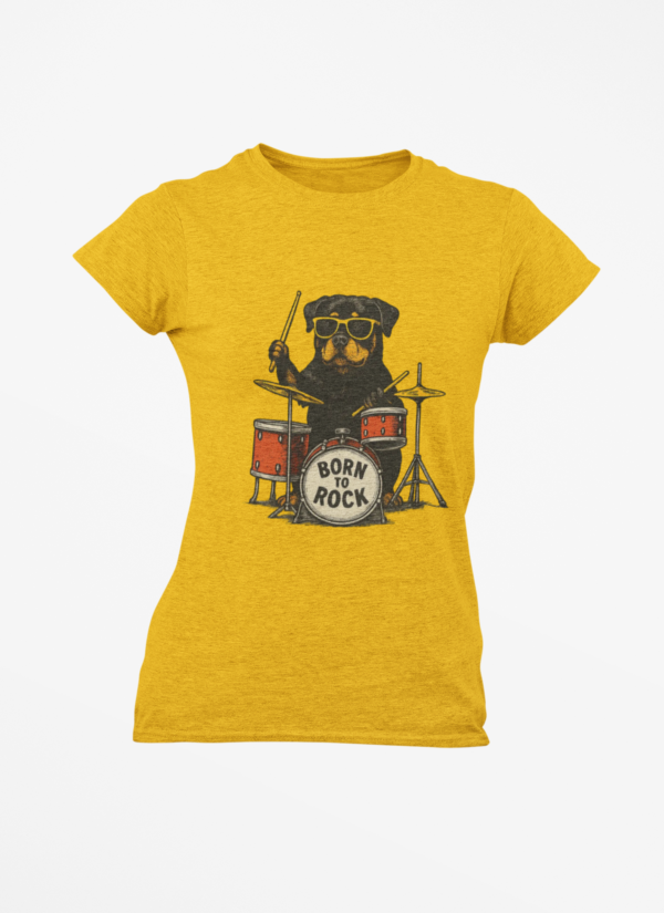 Rottie Born to Rock Unisex Classic Tee