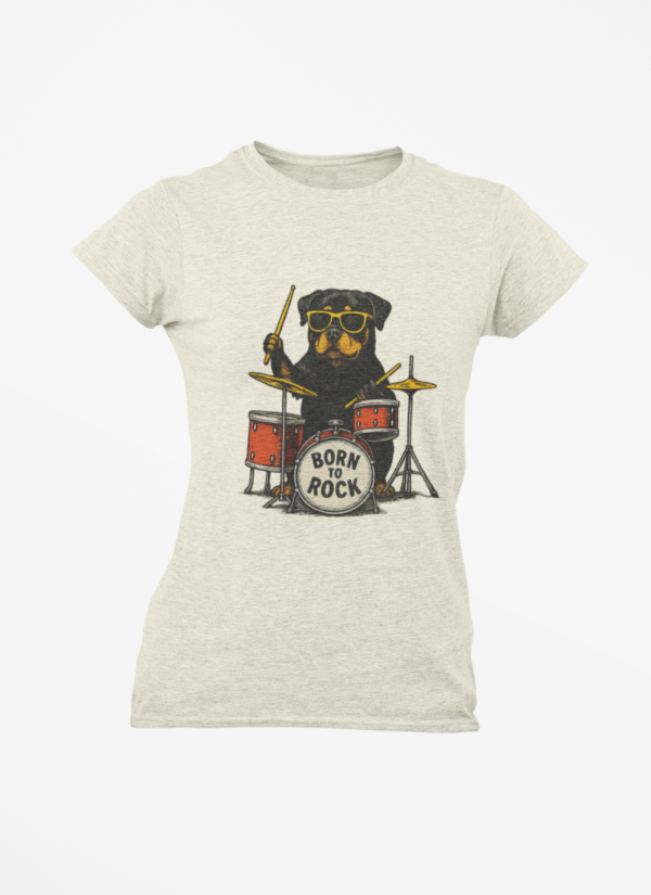 Rottie Born to Rock Unisex Classic Tee