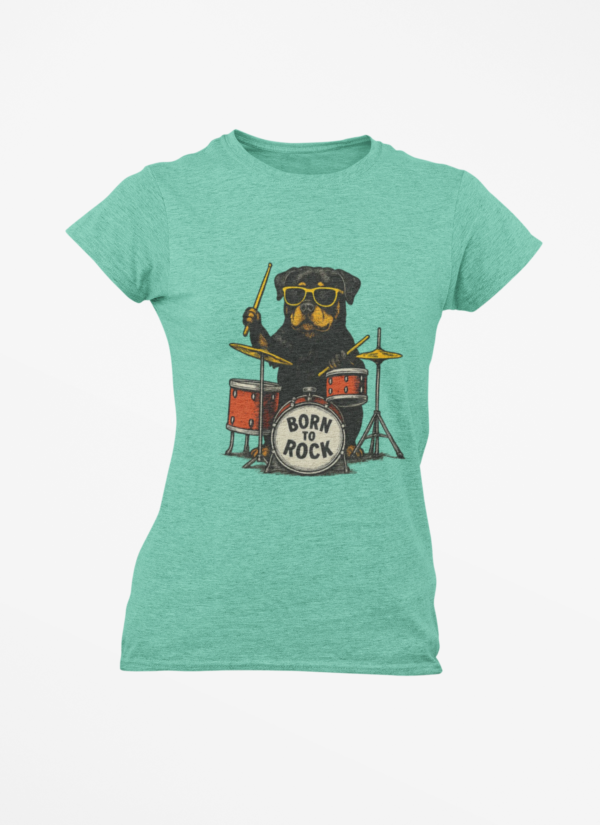 Rottie Born to Rock Unisex Classic Tee