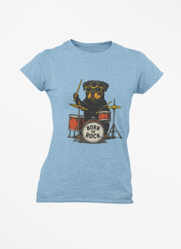 Rottie Born to Rock Unisex Classic Tee