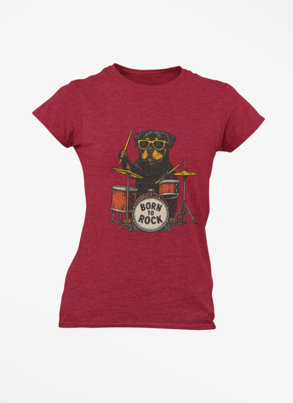 Rottie Born to Rock Unisex Classic Tee