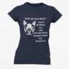 Funny "Does My Dog Bite?" T-Shirt — Humor Pet Lover Tee