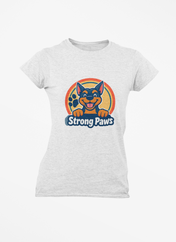 Strong Paws Dog T-Shirt — Cute Puppy Graphic Tee for Pet Lovers