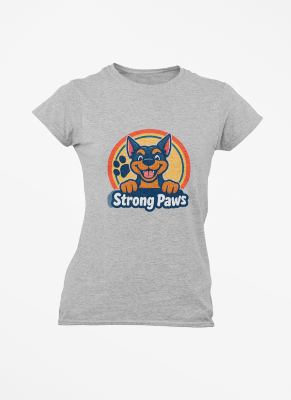 Strong Paws Dog T-Shirt — Cute Puppy Graphic Tee for Pet Lovers